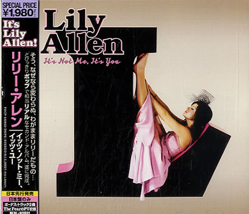 Lily Allen It's Not Me, It's You Japanese Promo CD album